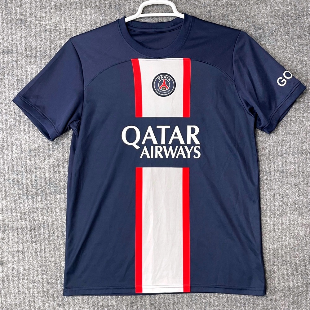 Nike Paris Saint-Germain Neymar Jr 10 Home Jersey Navy Blue Mens Large 2022-23